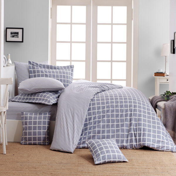 keep london dolce sleep series natural cotton(doğal pamuk) Çift kişilik nevresim takımı gri