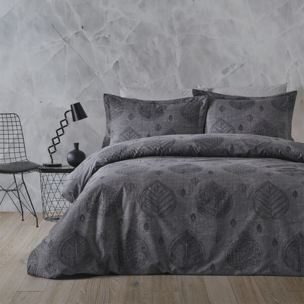 keep london dolce sleep series natural cotton(doğal pamuk) Çift kişilik nevresim takımı gri (copy)