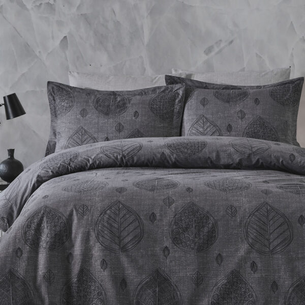 keep london dolce sleep series natural cotton(doğal pamuk) Çift kişilik nevresim takımı gri (copy)