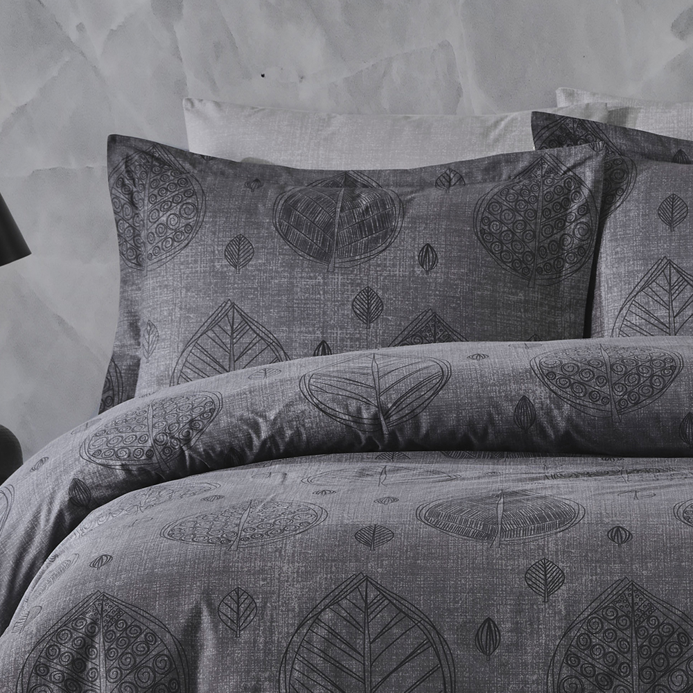 keep london dolce sleep series natural cotton(doğal pamuk) Çift kişilik nevresim takımı gri (copy)