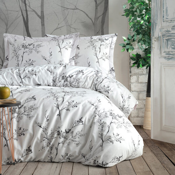 keep london dolce sleep series natural cotton(doğal pamuk) Çift kişilik nevresim takımı antrasit (copy)