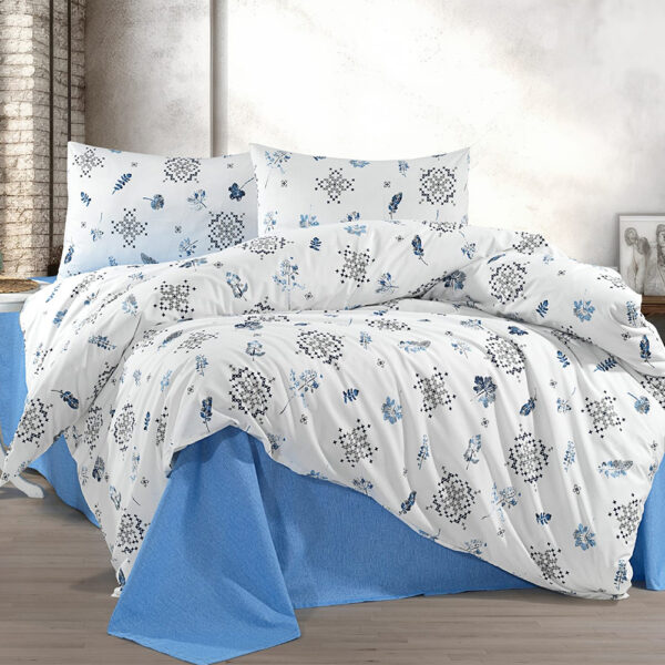 keep london home series natural cotton(doğal pamuk) Çift kişilik nevresim takımı gri (copy)