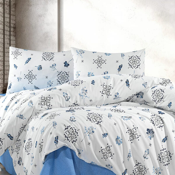 keep london home series natural cotton(doğal pamuk) Çift kişilik nevresim takımı gri (copy)