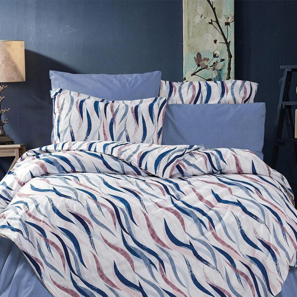 keep london home series natural cotton(doğal pamuk) Çift kişilik nevresim takımı lila (copy)