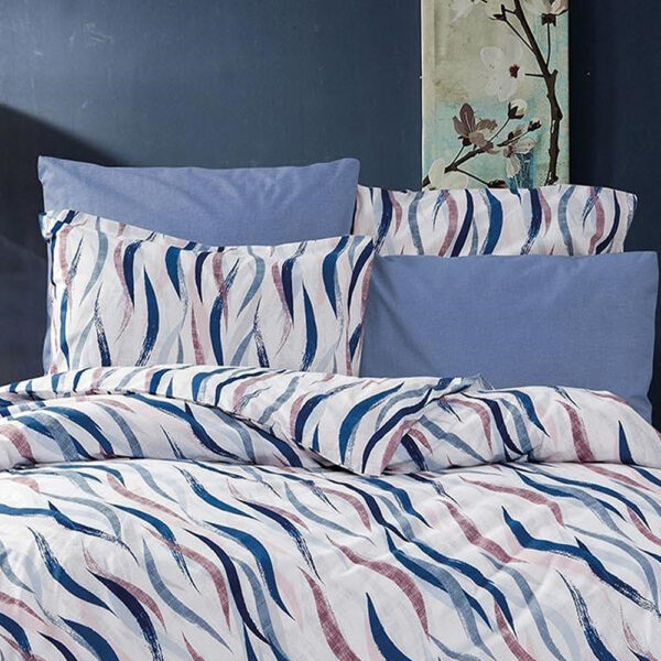 keep london home series natural cotton(doğal pamuk) Çift kişilik nevresim takımı lila (copy)