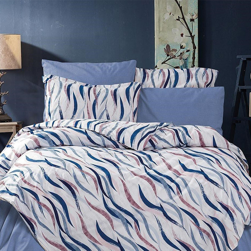 keep london home series natural cotton(doğal pamuk) tek kişilik nevresim takımı lila (copy)