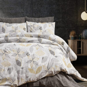 keep london home series natural cotton(doğal pamuk) Çift kişilik nevresim takımı yelpaze (copy)