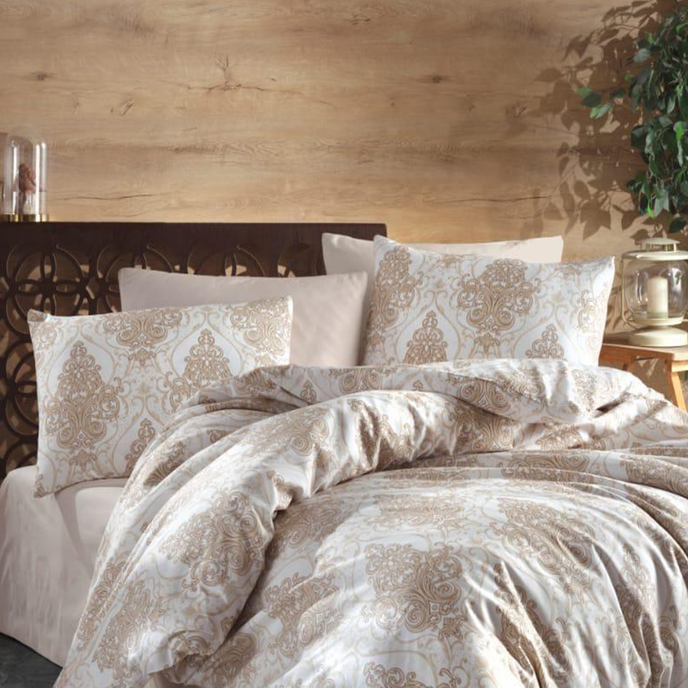 keep london home series natural cotton(doğal pamuk) tek kişilik nevresim takımı gri (copy)