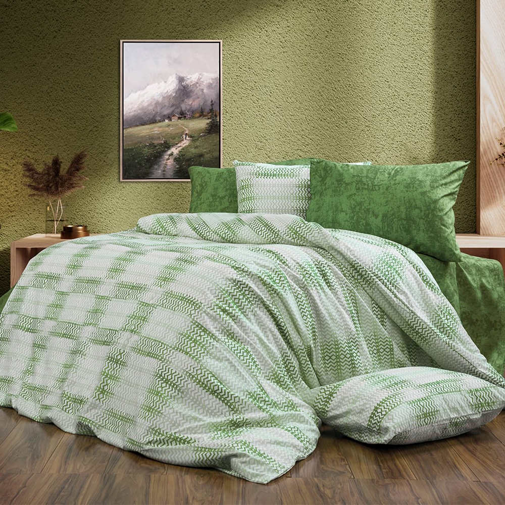 keep london home series natural cotton(doğal pamuk) Çift kişilik nevresim takımı pudra (copy)