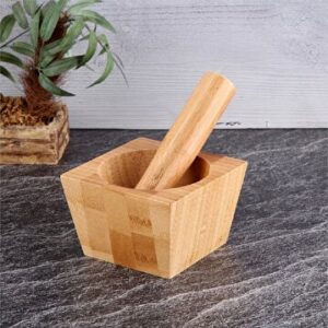 keep london kitchen kare Şeklinde sağlıklı bambu Özel havan