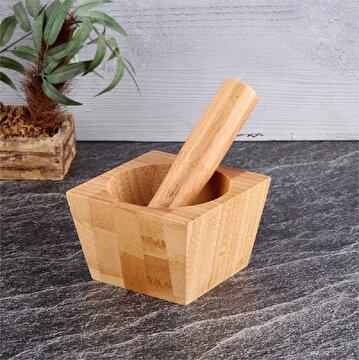 keep london kitchen kare Şeklinde sağlıklı bambu Özel havan