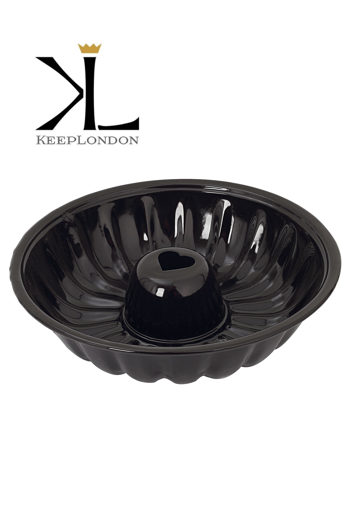 keep london kitchen cooker serisi siyah emaye kek kalıbı