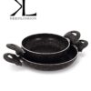 Keep London Kitchen Cooker Seris Alüminyum Döküm 2'li (18cm-22cm) Granit Desenli Yanmaz Yapışmaz Sahan Seti