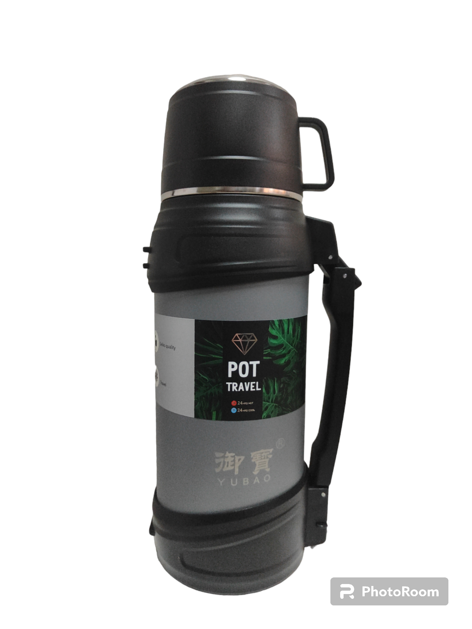 keep london paslanmaz Çelik Çift duvarlı 1200ml termos gri